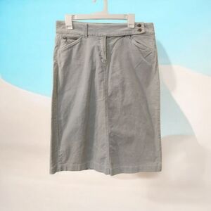 Marlboro Classic Baby Blue Midi Skirt Size European 46